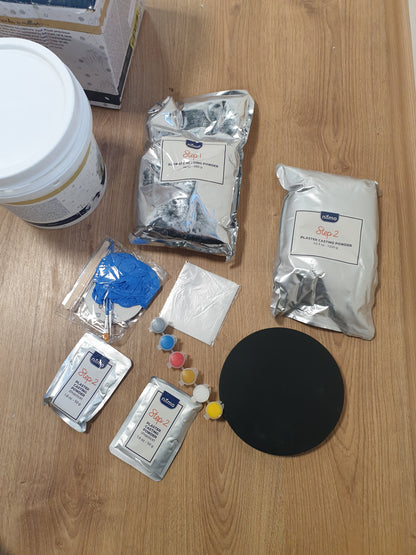 251321 - Niimo® 3D Kit për Gjurmë Duarsh për Çifte - Edicioni i Dhuratave, Ngjyra Akrilike, Kartë Dhurate, Dhurata të Personalizuara