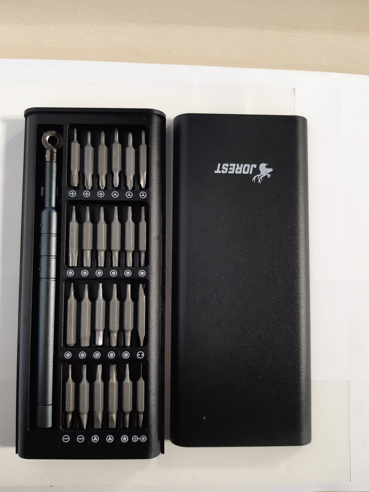 165237 - JOREST - Set Precizion për Kaçavidash, 52 në 1, Riparim Portativ, Torx T5 T6 T7 T8 T9 T10, Triwing Y00, Star P2 P5, Përshtatshëm për Macbook, Switch, PS4, PS5, Xbox, PC, Laptop, Syze, Orë Dorë