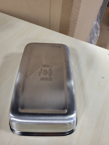 214613 - RÖSLE Kuti dreke katrore 1.0 L, çelik inox, e përshtatshme për mikrovalë dhe furrë deri në 150 °C