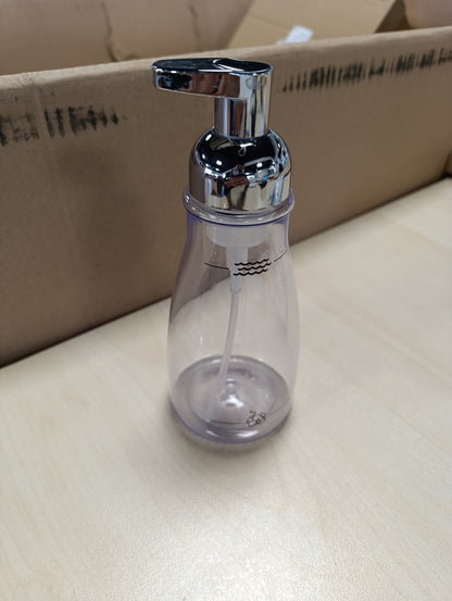 257743 - iDesign Dispenser sapuni me shkumë 50103EU, Transparent / Krom