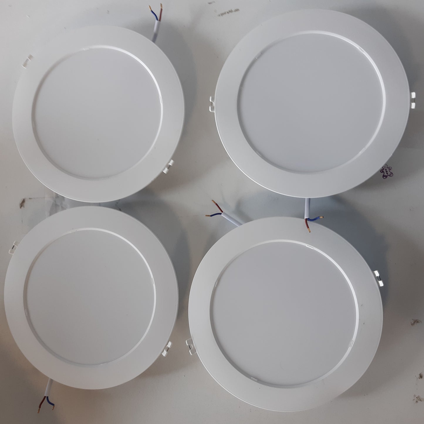223616 - GARZA Paketa 3+1 Dritë LED e Ngulitur në Tavan 18W, 6500k, Ø220x29mm, 120º, Dritë Tavani e Bardhë e Sheshtë