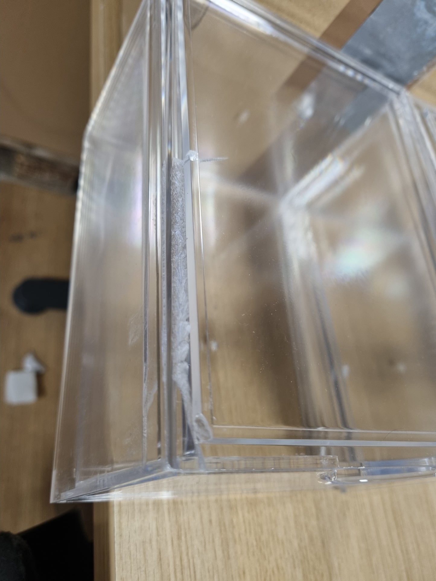 223191 - AMEITECH Sirtarë Organizues Kozmetikësh të Vendosshëm në Njëra-tjetrën, Organizues Akrilik Transparent për Grim, Pako me 2 copë