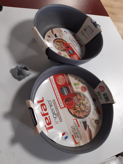 250474 - TEFAL Tigan Ingenio 28 cm, i pajtueshëm me induksion, me shtresë jo ngjitëse, i stivueshëm, i sigurt për lavastovilje, i prodhuar në Francë, Natural Force L3960602
