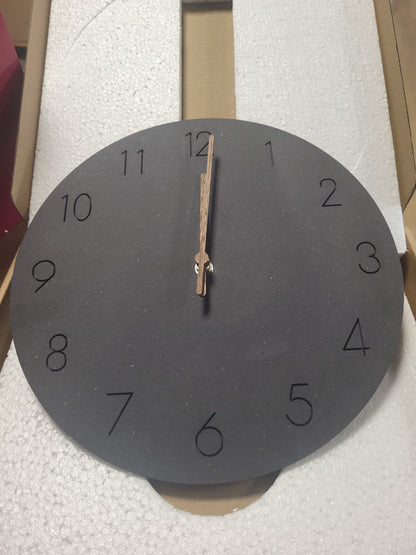 256730 - Timelike Orë Muri e Heshtur, Pa Tik-Tik, 30.5 cm, Stil Modern, Orë Muri prej Druri MDF, Kuarc, Punon me Bateri