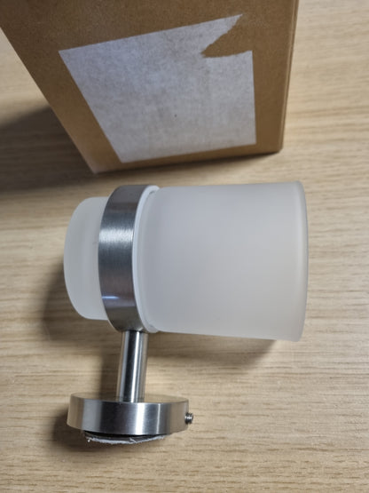 223291 - JOEJI Mbajtëse për furça dhëmbësh prej çeliku inox e montuar në mur për kuzhinën, 1 pako argjendi