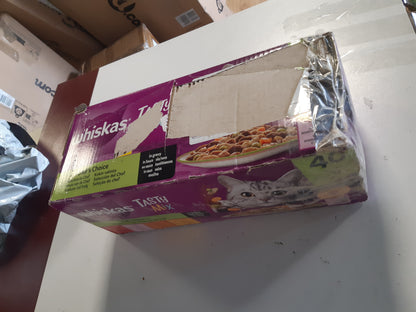 195961 - WHISKAS TASTY MIX Ushqim i Lagësht për Mace të Rritura, 40x85g, Përzgjedhja e Shefit