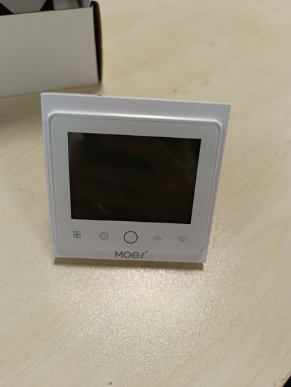 213636 - MOES Termostat Dhome Smart WiFi për Sisteme Ngrohjeje Nën Dysheme me Bazë Uji 5A, Kontrollues Temperature WiFi, Kërkohet tel WiFi dhe neutral 2.4GHz