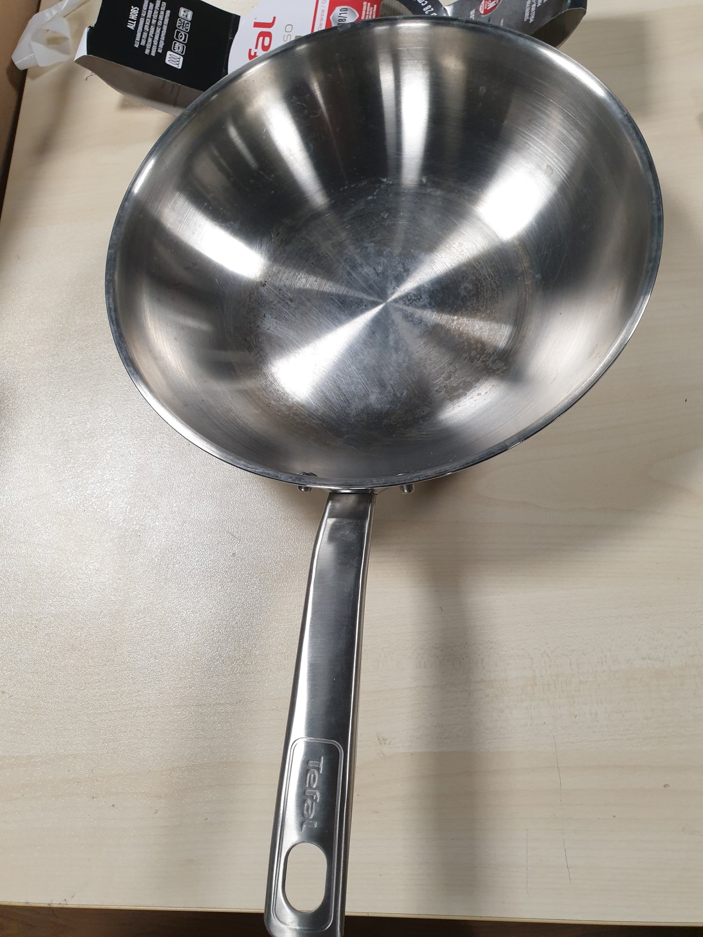 177356 - TEFAL Virtuoso Tigan Wok 28cm, Çelik Inoks, I pajtueshëm me Induksionin, I sigurt për në furrë dhe lavastovilje, 10-Vjeçar Garanci, Modeli E4921925