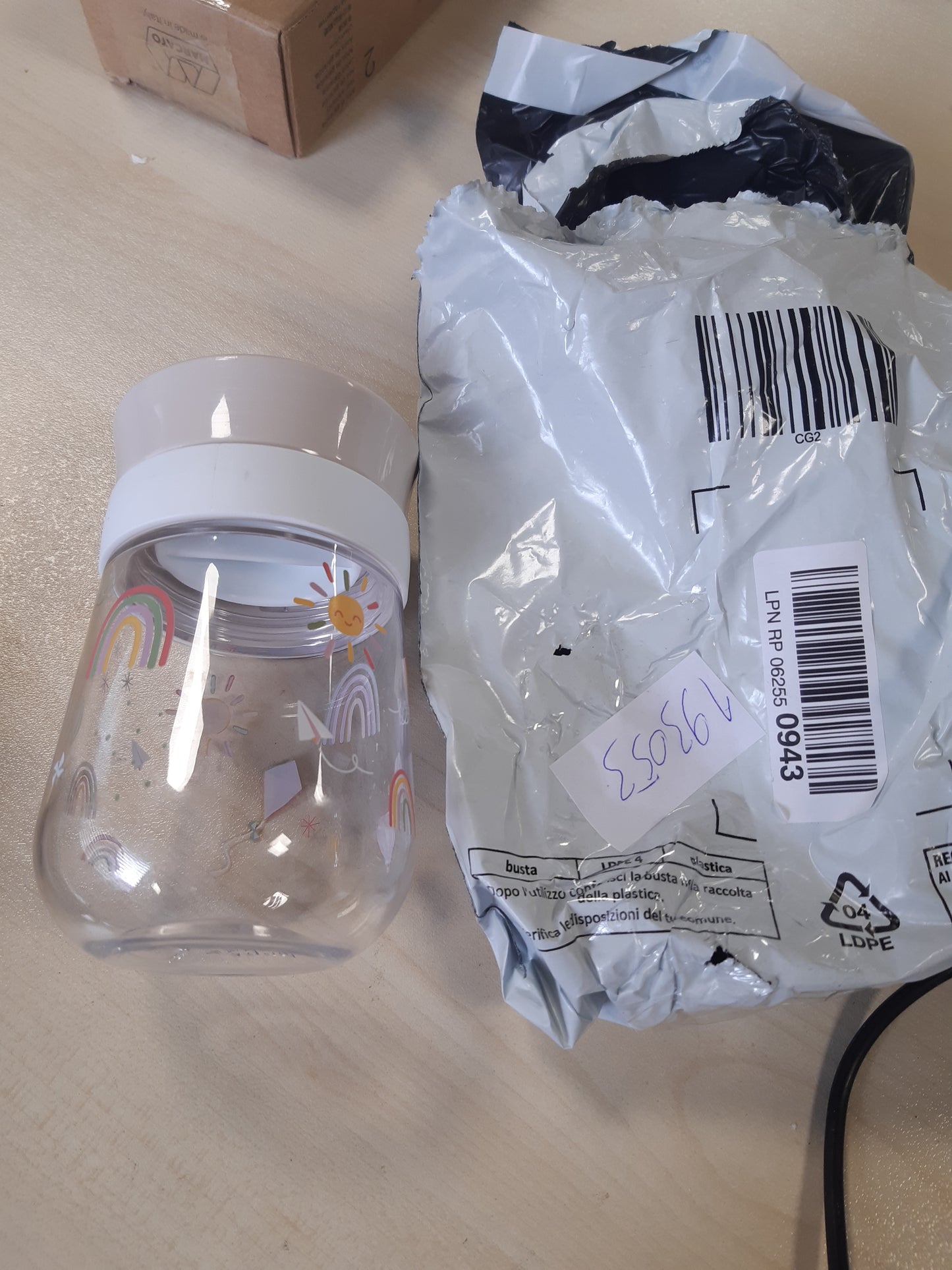 193053 - MEPAL - Gotë Stërvitjeje 360°, Kapak Inteligjent dhe i Papërshkueshëm nga Rrjedhjet, Kapacitet 300ml - Modeli Sunshine & Rainbow