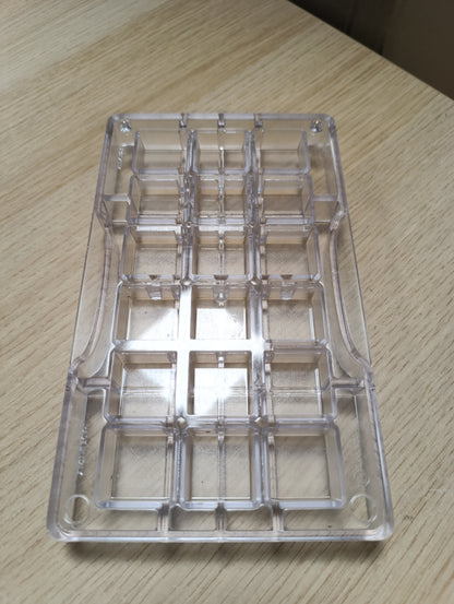 227978 - Decora Forma për çokollatë, katrore, transparente, 200 x 120 x 23 mm