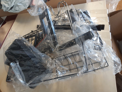 222233 - Kullues enësh ilvvan mbi lavaman, Gjatësi e zgjatshme, 61 cm - 90.2 cm (Gj) x 30.5 cm (G) x 48.3 cm - 55.9 cm, çelik inox