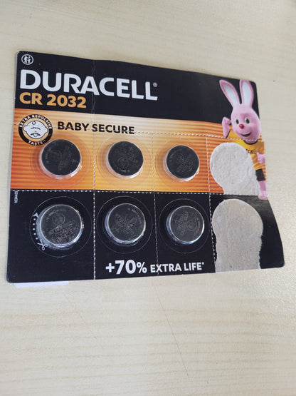 269150 - DURACELL Bateri CR2032 me butona 3V (8 copë), për çelësa makine, peshore, monitorues fitnesi, pajisje mjekësore