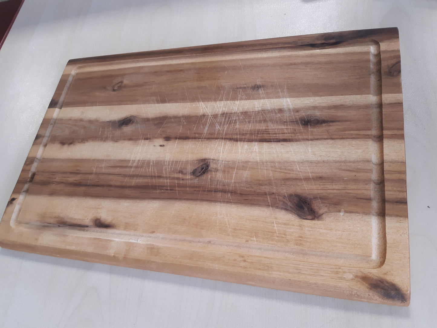 162918 - KESPER 28181 - Dërrasë Gdhendjeje prej Druri Akacie, 40x26x1.5cm, Ngjyra Kaçurrele
