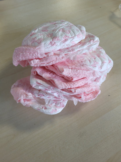 186093 - DONO Pelena të Disponueshme për Femra, Pako prej 10, XS (20-38 cm), Të Rezistueshme ndaj Nxehtësisë, Super Thithëse për Inkontinencë, për Qen dhe Mace