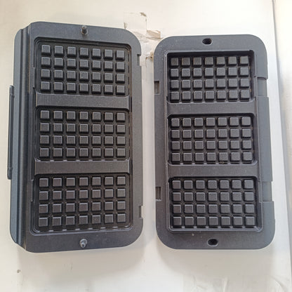 183093 - TEFAL XA7348 Pjata për Vafla e përshtatshme për OptiGrill 4 në 1 dhe 2 në 1 XL | Përgatitje e Vaflave Belge | Materiale: Alumin i Derdhur | Trupi Jo-Ngjitës | E përshtatshme për Lavastovilje | Ngjyra: e Zezë