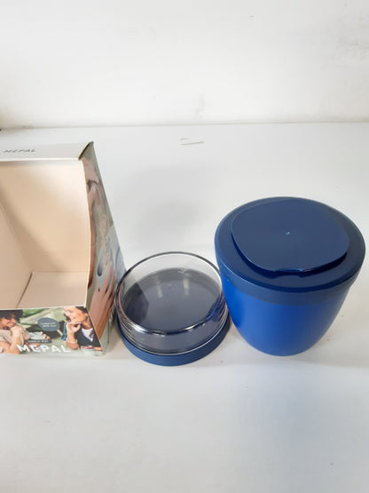 247832 - MEPAL Filxhan për musli, 500 ml + 200 ml, Blu e ndezur, i përshtatshëm për frigorifer, mikrovalë dhe lavastovilje