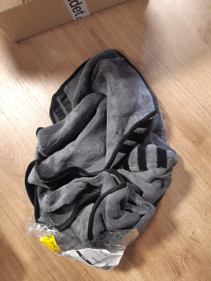 186230 - PLOOZIKAMI Rroba Banje për Qen, Material Mikrofibër, Super Thithëse dhe Tharje e Shpejtë, me Rripa Tkurrës me Velcro të Rregullueshme - Madhësi XXL