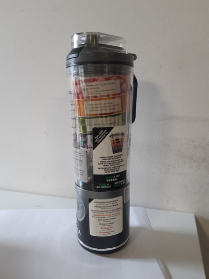 162111 - NINJA Blender Portativ Blast Max, Kapacitet 570ml, i Rikarikueshëm, Gotë Blenderi dhe Kapak Anti-Rrjedhje, 3 Funksione Përzierjeje (Smoothie, Milkshake, Fruta të Ngrira), Ngjyra Gri e Ftohtë BC251EUGY