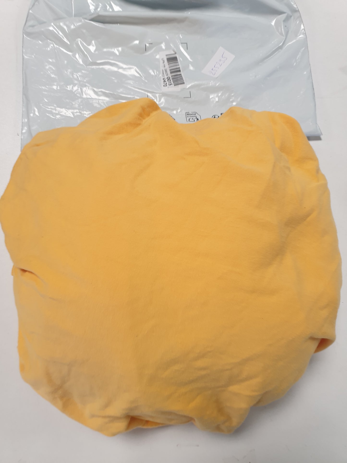 255295 - R-UP Çarçafë 200x220-220x240 deri në 35 cm thellësi, 95% pambuk / 5% elastan, 230g/m², Oeko-TEX, E verdhë e diellit