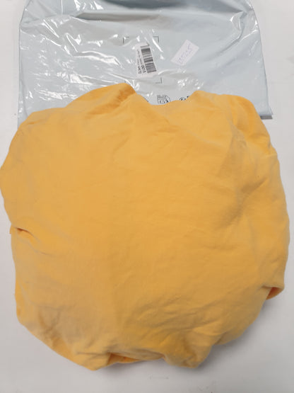 255295 - R-UP Çarçafë 200x220-220x240 deri në 35 cm thellësi, 95% pambuk / 5% elastan, 230g/m², Oeko-TEX, E verdhë e diellit