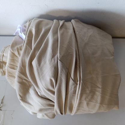 223230 - EasyCosy Mbulesë Shtrati prej Pëlhure Mikrofibre 180x200 cm, 32 cm e Lartë, Bezhë, Modeli Atenea