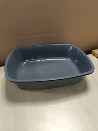 248984 - AIMÉ - Kuti rëre për mace 43x31x10cm - Ngjyrë e rastësishme - Kuti rëre e lehtë dhe praktike për mace dhe kotele të rritura