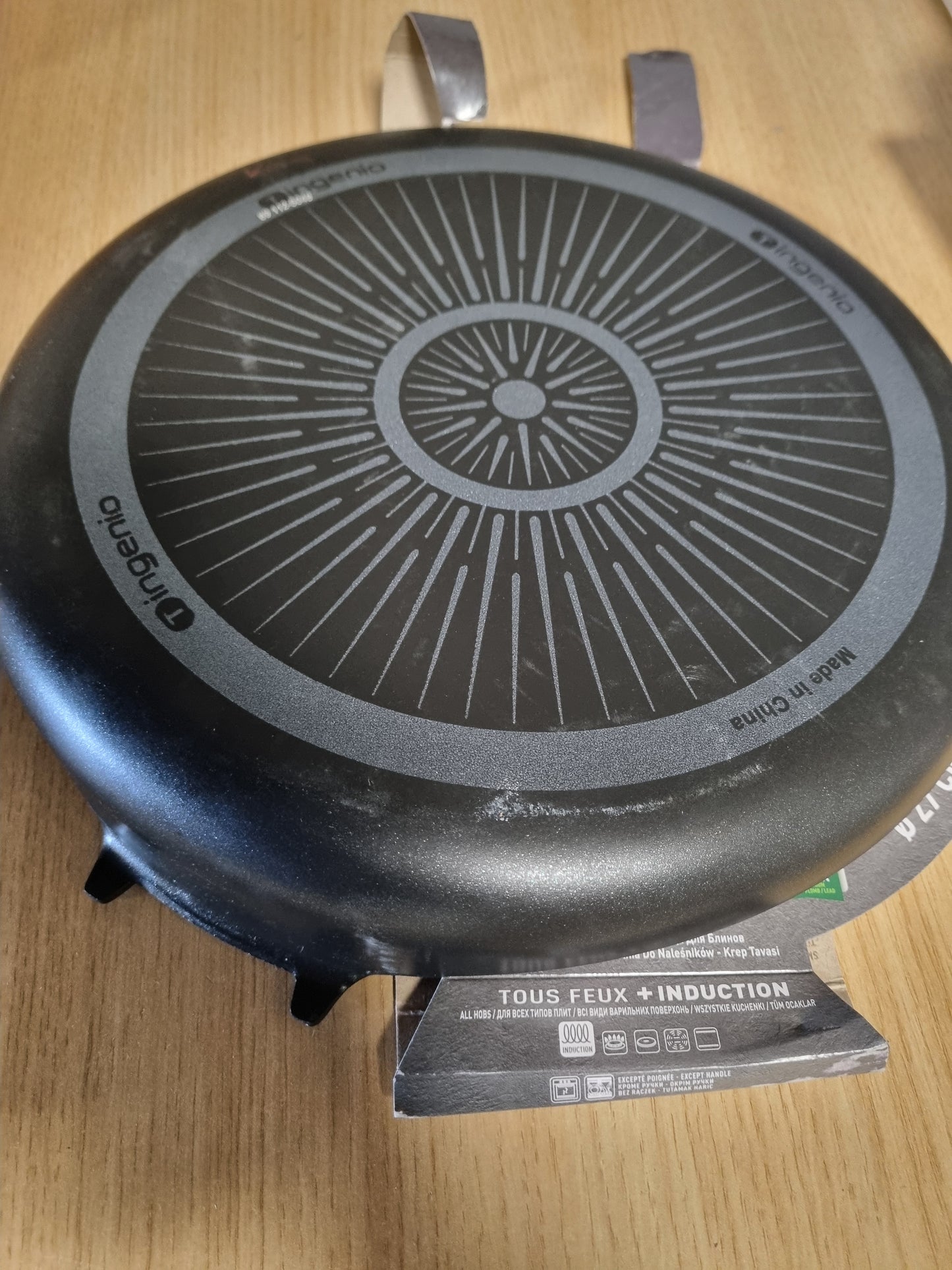 221603 - TEFAL Tigan për krepa Ingenio 27 cm, i pajtueshëm me induksion, shtresë jo ngjitëse, alumin i derdhur, i stivueshëm, i sigurt për lavastovilje, L8581004