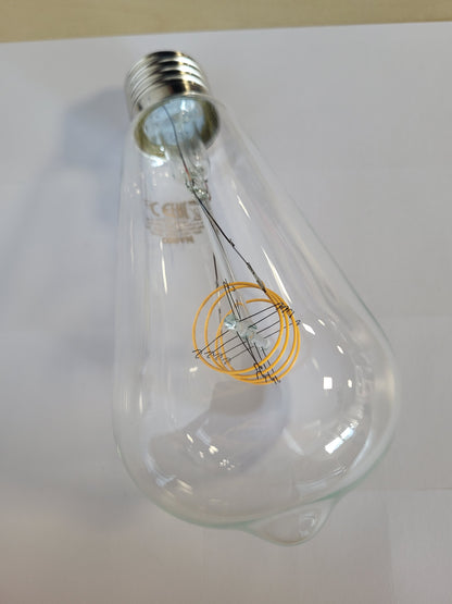 224531 - OSRAM Llambë LED Vintage 1906 Classic Edison FIL, E27, transparente, 4.8W, 470lm, 2700K, dritë e bardhë e ngrohtë, filament i ri ultra i hollë