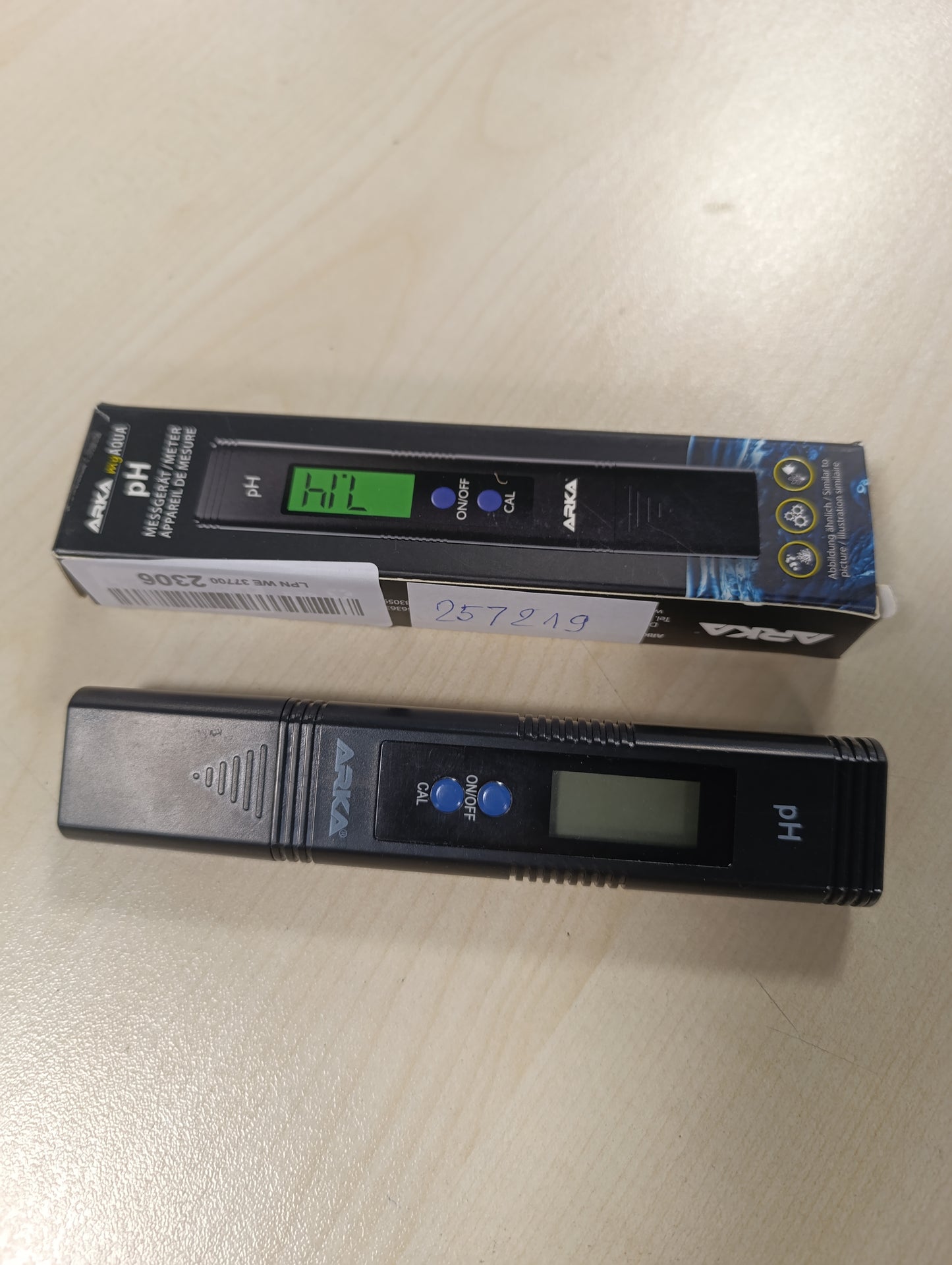 257219 - MATËS PH DIXITAL ARKA MYAQUA PËR UJË, I PARAKALIBRUAR - ME PLUHUR KALIBRIMI DHE BATERI - MAT PH- IN NË AKUARIUME, PISHINA, PELLGJE, SISTEME OSMOZE TË KUNDËRT DHE UJË TË PIJSHËM - KOMPAKT DHE I SAKTË