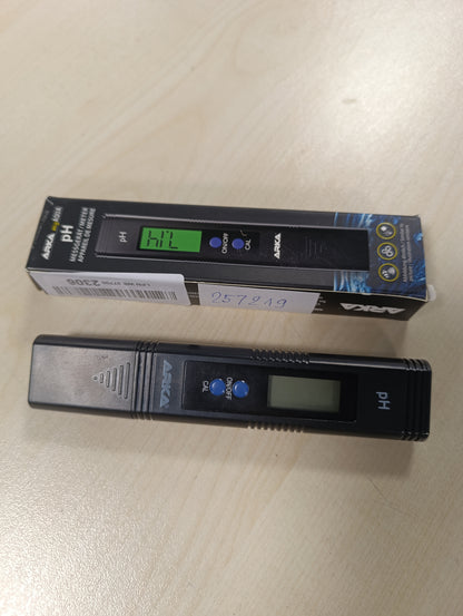 257219 - MATËS PH DIXITAL ARKA MYAQUA PËR UJË, I PARAKALIBRUAR - ME PLUHUR KALIBRIMI DHE BATERI - MAT PH- IN NË AKUARIUME, PISHINA, PELLGJE, SISTEME OSMOZE TË KUNDËRT DHE UJË TË PIJSHËM - KOMPAKT DHE I SAKTË