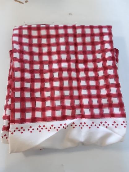 253248 - Mbulesë tavoline Jules' Linen Rezistente ndaj Njollave, E Kuqe e Fortë - E Rrumbullakët 160 cm