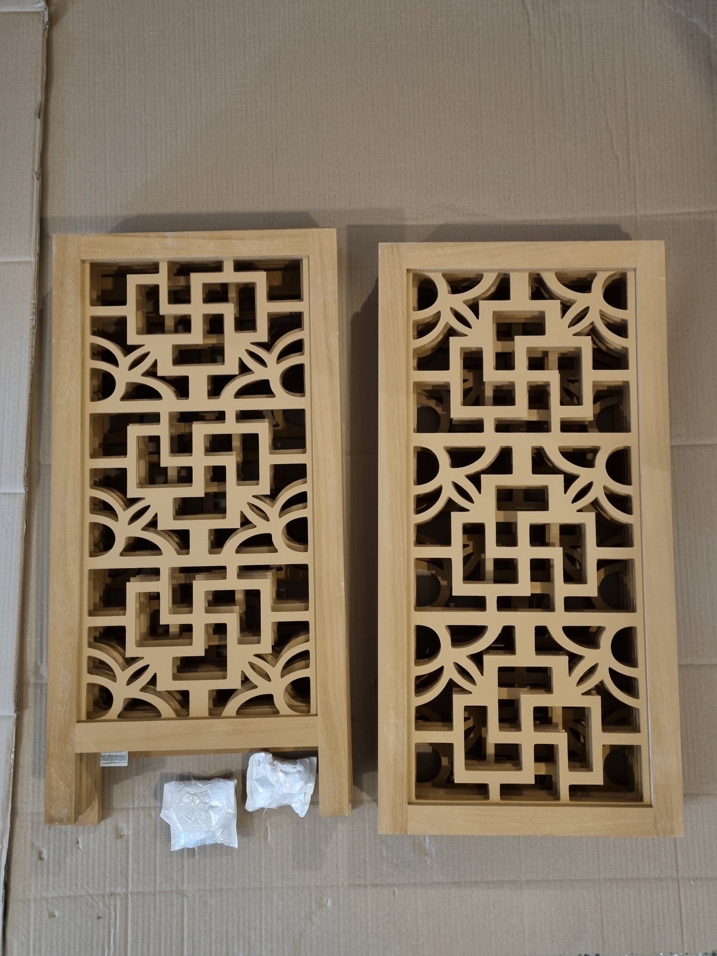 181707 - VIDAXL Ndarës i Dhomave me 6 Panele, i Bërë nga Dru i Fortë Paulownia, Ngjyrë Kafe