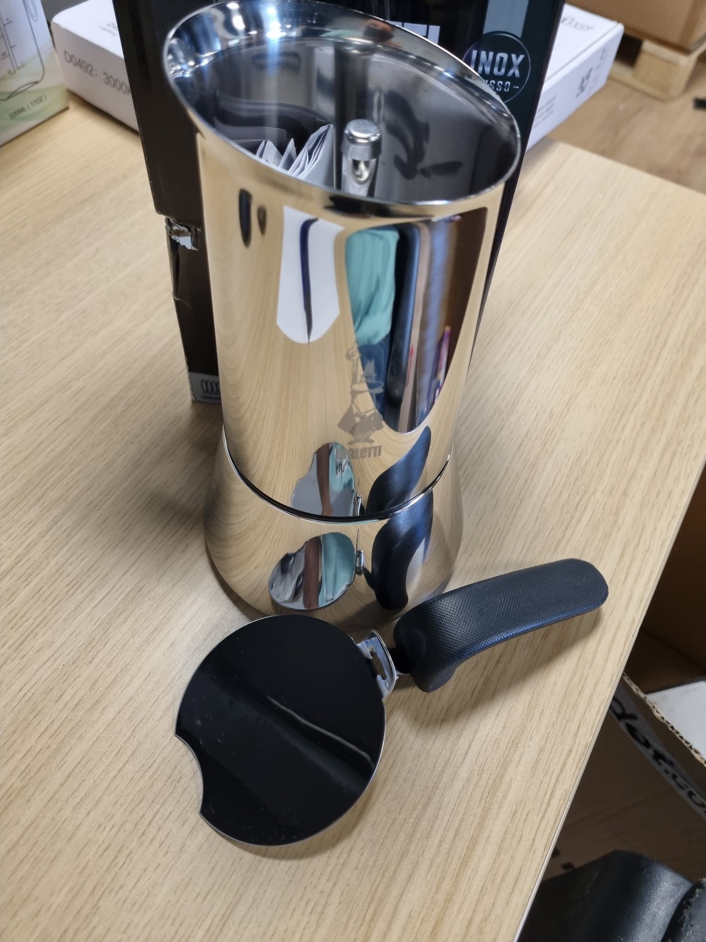 217584 - Bialetti Venus Induction i Ri, Makinë kafeje Espresso, çelik inox, e përshtatshme për të gjitha llojet e sobave, 10 gota (460 ml), Alumini, Argjend