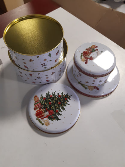 205362 - VILLEROY & BOCH - Set Tavësh për Biskota Winter Collage, Shumëngjyrësh, 19.7 x 9.4 cm, 3 Copë