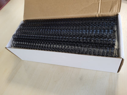 266632 - PAVO - Kuti me 100 unaza metalike të zeza A4 12.7 mm (lidh 81 deri në 100 fletë)