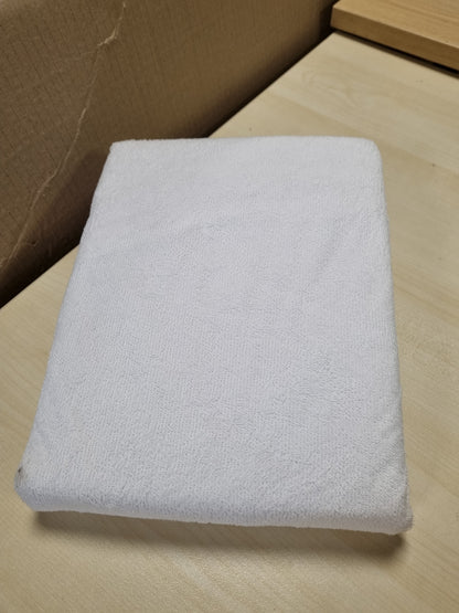 252897 - ÔHM Mbrojtëse dysheku 140x190 cm, pambuku e papërshkueshme nga uji, stil çarçafi i montuar, e heshtur dhe hipoalergjike, e certifikuar Oeko-TEX