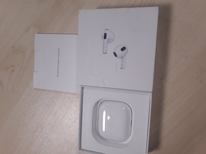 127228 - APPLE AirPods, Elektronikë, të Bardha, Bluetooth 5.0, Madhësi Unike
