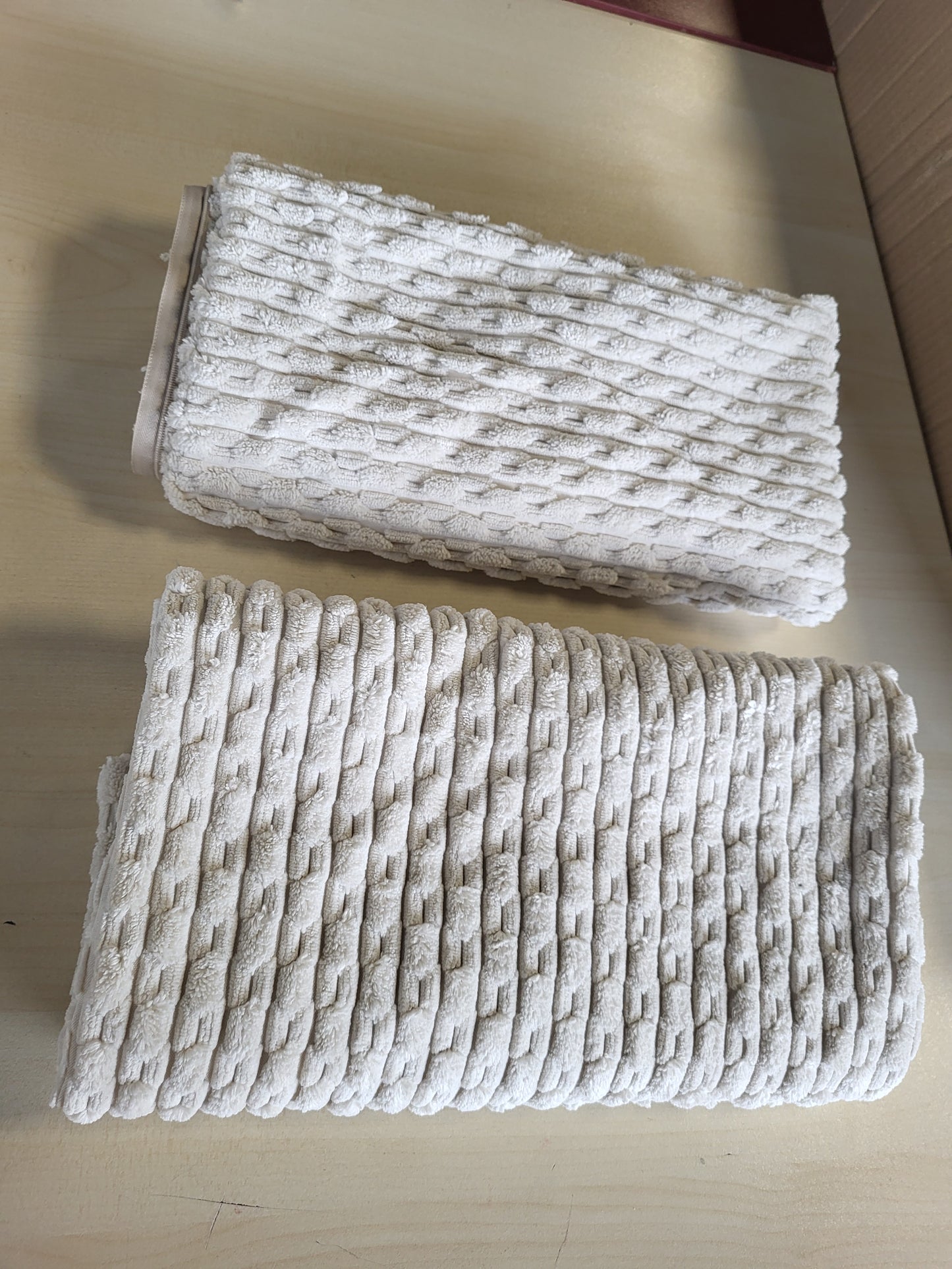 197937 - SOFTALKER - Set 2 Copësh Mbulesa Jastëkësh 65x65cm, Ngjyrë Bezhë Krem, Përdorim për Dhomën e Ndenjes, Divan, Dhomën e Gjumit, Kopsht - Stil Bohem