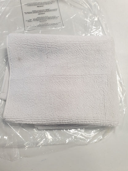 215914 - HAMMETEX Dysheme banjoje 100% pambuk që nuk rrëshqet, 51x86 cm, thithëse, tharje e shpejtë, e larëshme, e bardhë