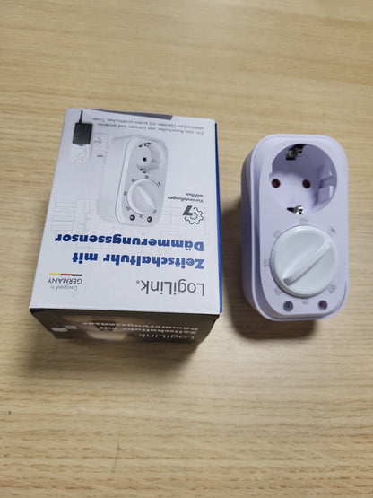 270107 - Kohëmatës mekanik LogiLink ET0012 ET0012 me sensor Dmmerungu me 7 mënyra/cilësime të ndryshme
