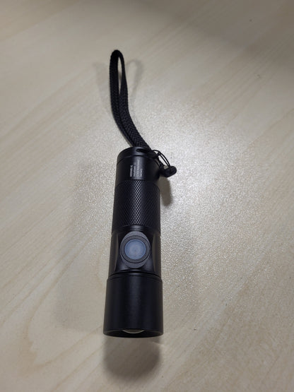217825 - ANSMANN FUTURE T350FR FENER I RIKARIKUESHËM, 1 COPË, FENER I VOGËL ME FOKUS 300 LUMEN, RREZE DERI NË 110 M, FENER USB ME 4 MODALITETE NDRIÇIMI