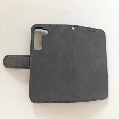 269403 - MBROJTËSE TAWAROR PËR SAMSUNG GALAXY S22, MBROJTËSE PREMIUM PREJ LËKURE PU, [VEND PËR KARTA] [QESË PORTOFOL] [KUFË ME RRESHQITJE], E ZEZË