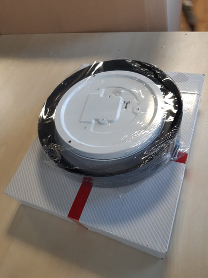 214681 - B.K.LICHT Dritë Tavani LED 12W 4000K 25cm Diametër I 1200 Lumen I Dritë e Bardhë Neutrale I E Zezë Mat