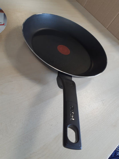 184966 - TIGAN TEFAL Easy Cook & Clean 28 cm, Shtresë Jo-Ngjitëse, Thermo-Sinjal, i Pamundshëm për Soba me Induksion, Shpërndarje e Barabartë e Nxehtësisë, Prodhim i Francës, Modeli B5550633