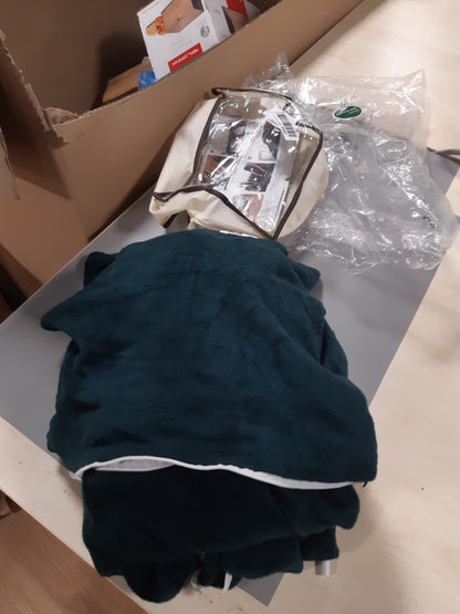 255527 - NAKIHOUSE - Mbulesa divani prej kadifeje të trashë, me një mbulesë jastëku, ngjyrë jeshile të errët për divane 1/2/3/4 vende