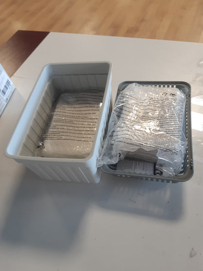 215351 - WENKO Vrasës lagështie me 2 blloqe granulash 1 kg, Mban deri në 1.4 litra lagështi, 24 x 16 x 15 cm