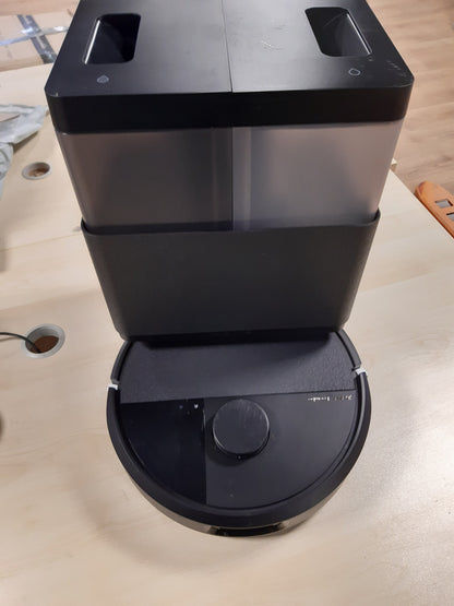 83037 - iROBOT Roomba Plus 505, Robot Pastrues dhe Tharës i Përzier, me Bazë Shumëfunksionale, Teknologji PrecisionVision AI, Lidar ClearView Pro, Zotëron Vetëzbrazjeje për 75 Ditë, Ngjyra e Zezë