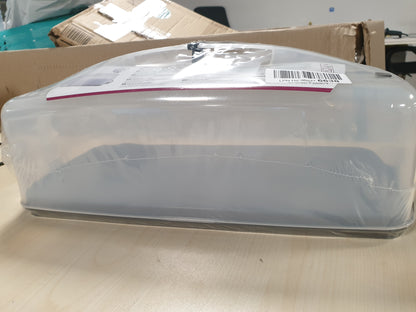 241574 - XAVAX Kutia e Transportit të Tortave, e zezë, e lahet në lavastovilje me kapak dhe dorezë mbajtëse