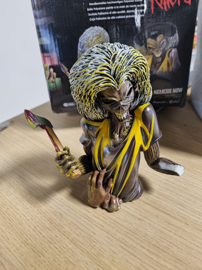 268255 - NEMESIS Kutia e bustit e licencuar nga Iron Maiden Killers, e verdhë, madhësia S (16.5 cm)