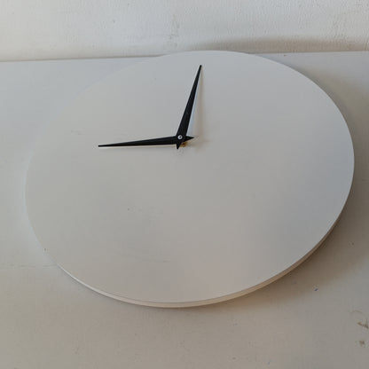 214917 - ARTEMIO Orë muri për dekorim, e rrumbullakët, 30 cm, e bardhë
